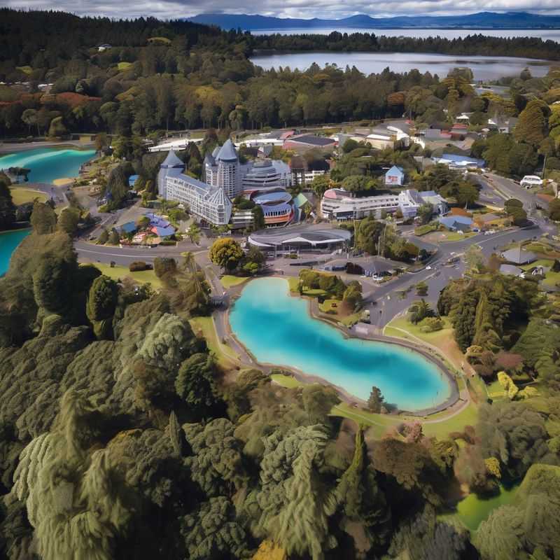 A bubbling geothermal mud pool in Rotorua, New Zealand, hinting at the unique volcanic landscape that defines the best areas to stay in this magical North Island destination.